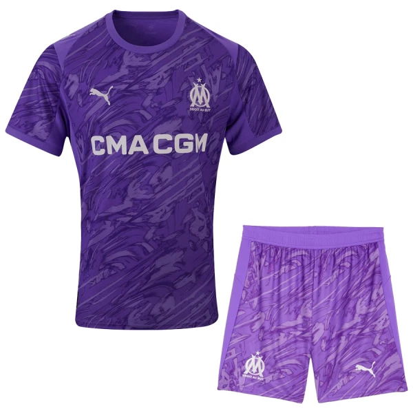Olympique de Marseille Torwart Trikot 25/26 für Kinder Lila Olympique de Marseille Torwart Trikot 25/26 für Kinder Lila