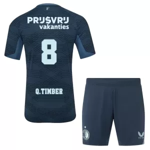 Feyenoord Rotterdam Q. Timber 8 Auswärtstrikot 25/26 für Kinder Feyenoord Rotterdam Q. Timber 8 Auswärtstrikot 25/26 für Kinder