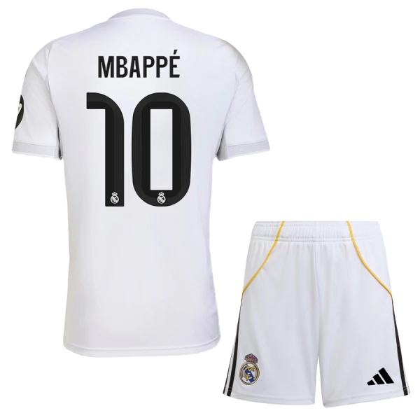 Real Madrid Kylian Mbappé 10 Heimtrikot 25/26 für Kinder