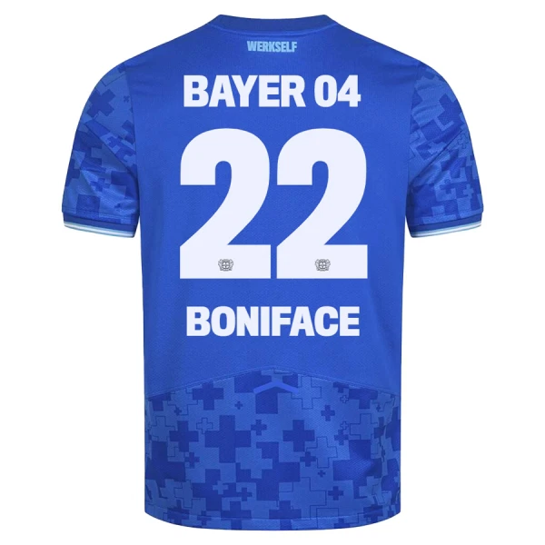 Bayer 04 Leverkusen Victor Boniface 22 Ausweichtrikot 25/26 für Herren Bayer 04 Leverkusen Victor Boniface 22 Ausweichtrikot 25/26 für Herren