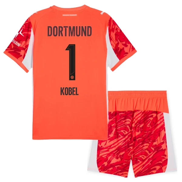 Borussia Dortmund Kobel 1 Torwart Trikot 25/26 für Kinder Rot Borussia Dortmund Kobel 1 Torwart Trikot 25/26 für Kinder Rot