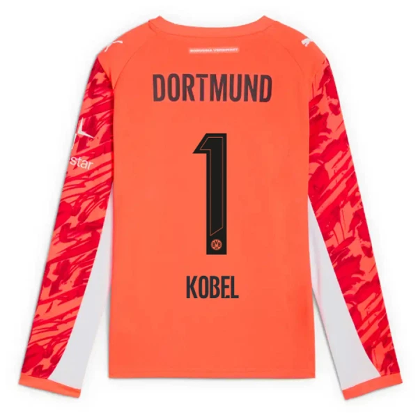 Borussia Dortmund Kobel 1 Torwart Trikot 25/26 Langarm für Herren Rot Borussia Dortmund Kobel 1 Torwart Trikot 25/26 Langarm für Herren Rot