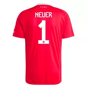 FC Bayern München Manuel Neuer 1 Torwart Trikot 25/26 für Herren Rot FC Bayern München Manuel Neuer 1 Torwart Trikot 25/26 für Herren Rot