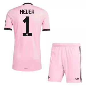 FC Bayern München Manuel Neuer 1 Torwart Trikot 25/26 für Kinder Rosa FC Bayern München Manuel Neuer 1 Torwart Trikot 25/26 für Kinder Rosa