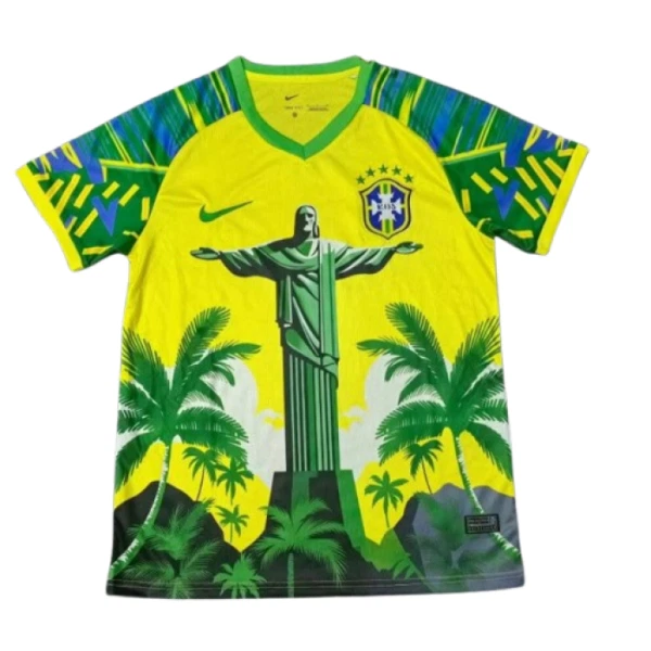 Brasilien Trikot 2025 für Herren Grün (Speziell) Brasilien Trikot 2025 für Herren Grün (Speziell)
