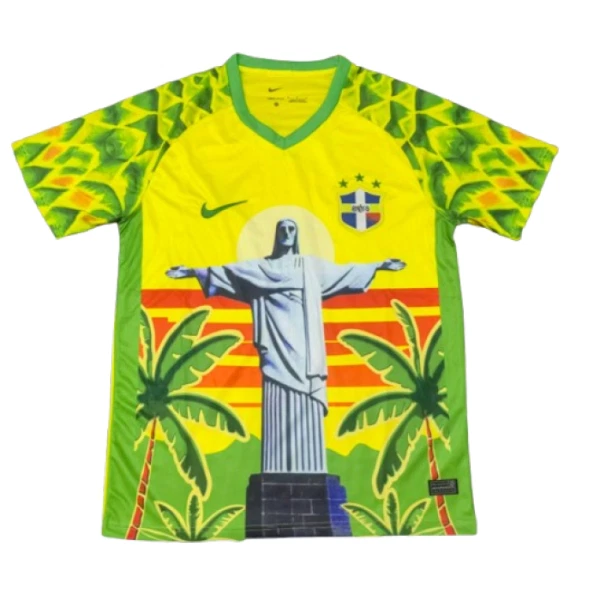 Brasilien Trikot 2025 für Herren Weiß (Speziell) Brasilien Trikot 2025 für Herren Weiß (Speziell)