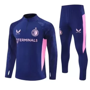 Feyenoord Rotterdam Trainingspullover-Set 25/26 für Herren Blau Feyenoord Rotterdam Trainingspullover-Set 25/26 für Herren Blau