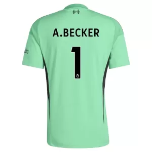 Liverpool Alisson Becker 1 Torwart Trikot 25/26 für Herren Grün Liverpool Alisson Becker 1 Torwart Trikot 25/26 für Herren Grün