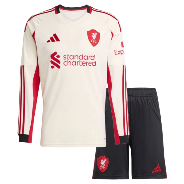Liverpool Auswärtstrikot 25/26 Langarm für Kinder Liverpool Auswärtstrikot 25/26 Langarm für Kinder