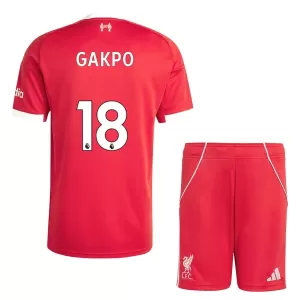 Liverpool Cody Gakpo 18 Heimtrikot 25/26 für Kinder Liverpool Cody Gakpo 18 Heimtrikot 25/26 für Kinder