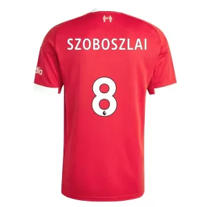 Liverpool Dominik Szoboszlai 8 Heimtrikot 25/26 für Herren Liverpool Dominik Szoboszlai 8 Heimtrikot 25/26 für Herren
