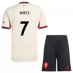 Liverpool Florian Wirtz 7 Auswärtstrikot 25/26 für Kinder Liverpool Florian Wirtz 7 Auswärtstrikot 25/26 für Kinder