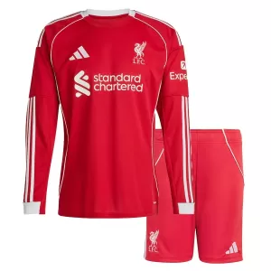Liverpool Heimtrikot 25/26 Langarm für Kinder
