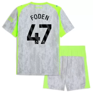 Manchester City Phil Foden 47 Ausweichtrikot 25/26 für Kinder Manchester City Phil Foden 47 Ausweichtrikot 25/26 für Kinder