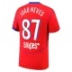 Paris Saint-Germain Joao Neves 87 Ausweichtrikot 25/26 für Herren Paris Saint-Germain Joao Neves 87 Ausweichtrikot 25/26 für Herren
