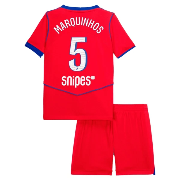 Paris Saint-Germain Marquinhos 5 Ausweichtrikot 25/26 für Kinder Paris Saint-Germain Marquinhos 5 Ausweichtrikot 25/26 für Kinder