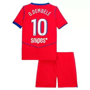 Paris Saint-Germain Ousmane Dembélé 10 Ausweichtrikot 25/26 für Kinder Paris Saint-Germain Ousmane Dembélé 10 Ausweichtrikot 25/26 für Kinder