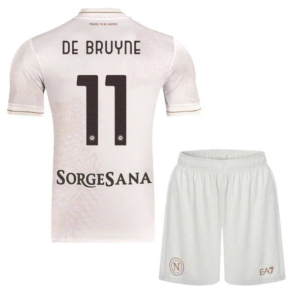 SSC Napoli Kevin De Bruyne 11 Auswärtstrikot 25/26 für Kinder SSC Napoli Kevin De Bruyne 11 Auswärtstrikot 25/26 für Kinder