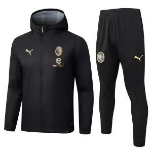 AC Milan Trainingsjacke mit Kapuze 25/26 für Herren Schwarz AC Milan Trainingsjacke mit Kapuze 25/26 für Herren Schwarz