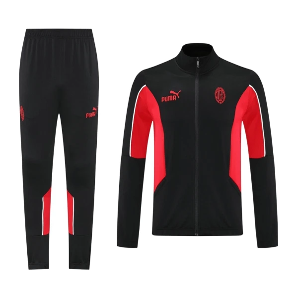 AC Milan Trainingsjackenanzüge 25/26 für Herren Schwarz