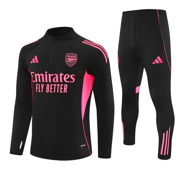 Arsenal Trainingspullover-Set 25/26 für Herren Schwarz