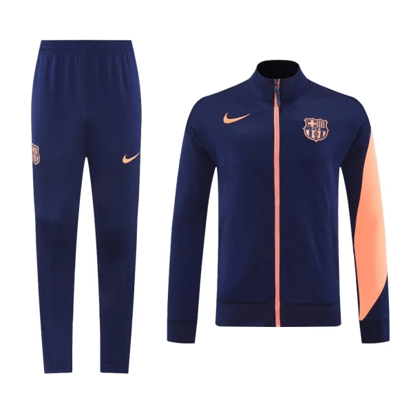 Barcelona Trainingsjackenanzüge 25/26 für Herren Navy