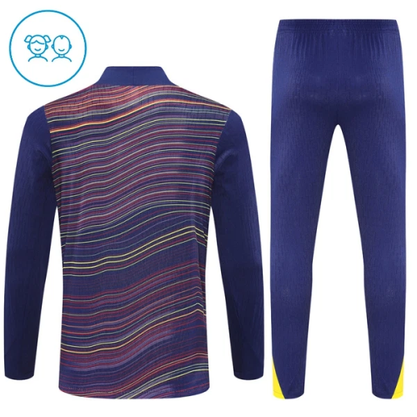 FC Barcelona Trainingspullover-Set 25/26 für Kinder Navy