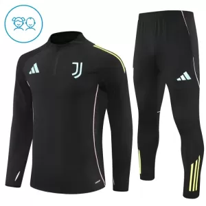 Juventus Trainingspullover-Set 25/26 für Kinder Schwarz