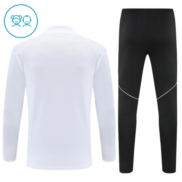 Juventus Trainingspullover-Set 25/26 für Kinder Weiß