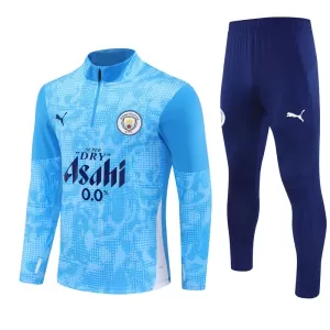 Manchester City Trainingspullover-Set 25/26 für Herren Blau