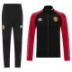 Manchester United Trainingsjackenanzüge 25/26 für Herren Schwarz Manchester United Trainingsjackenanzüge 25/26 für Herren Schwarz