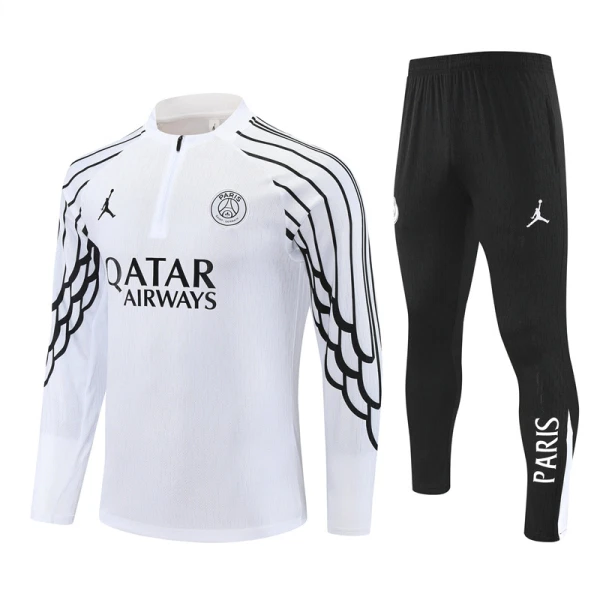 Paris Saint-Germain Trainingspullover-Set 25/26 für Herren Weiß