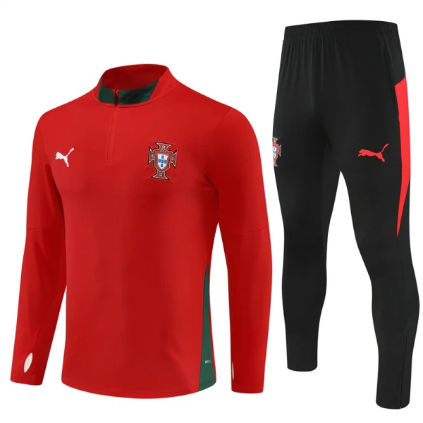 Portugal Trainingspullover-Set 25/26 für Herren Rot