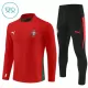 Portugal Trainingspullover-Set 25/26 für Kinder Rot