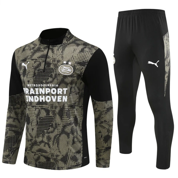PSV Eindhoven Trainingspullover-Set 25/26 für Herren Schwarz PSV Eindhoven Trainingspullover-Set 25/26 für Herren Schwarz