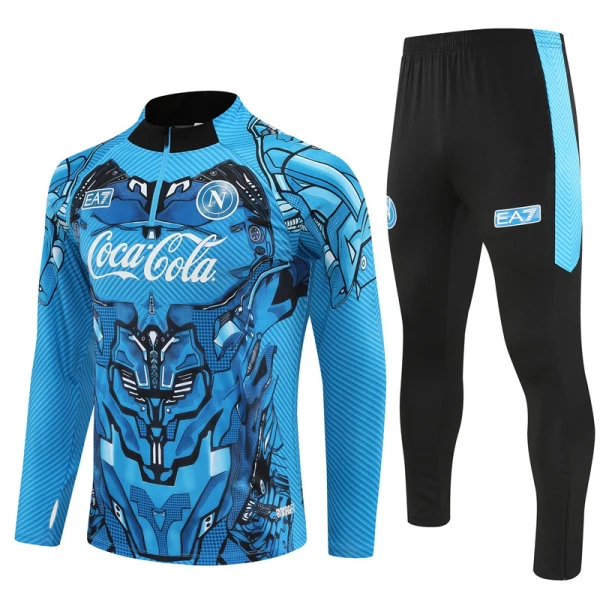 SSC Napoli Trainingspullover-Set 25/26 für Herren Blau