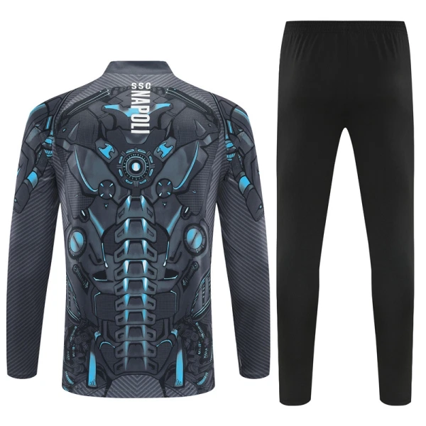 SSC Napoli Trainingspullover-Set 25/26 für Herren Schwarz