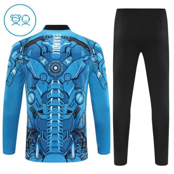 SSC Napoli Trainingspullover-Set 25/26 für Kinder Blau