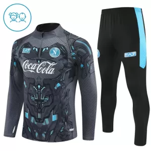 SSC Napoli Trainingspullover-Set 25/26 für Kinder Schwarz SSC Napoli Trainingspullover-Set 25/26 für Kinder Schwarz