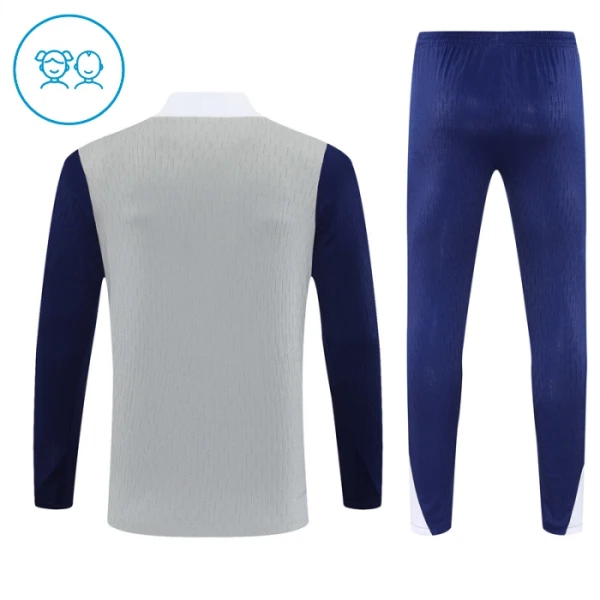 Tottenham Hotspur Trainingspullover-Set 25/26 für Kinder Grau
