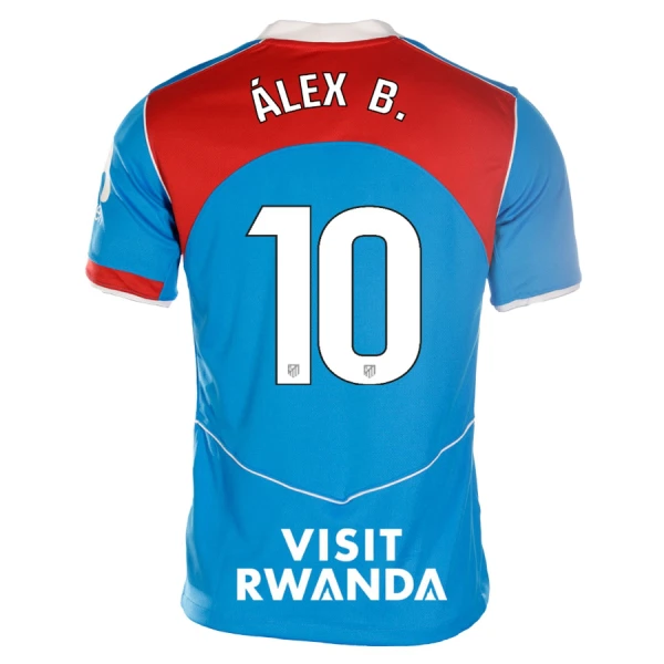 Atlético Madrid Alex B. 10 Ausweichtrikot 25/26 für Herren