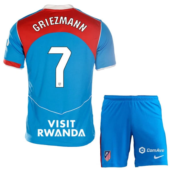 Atlético Madrid Antoine Griezmann 7 Ausweichtrikot 25/26 für Kinder