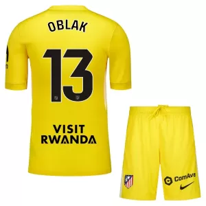Atlético Madrid Jan Oblak 13 Torwart Trikot 25/26 für Kinder Gelb Atlético Madrid Jan Oblak 13 Torwart Trikot 25/26 für Kinder Gelb