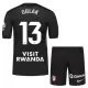 Atlético Madrid Jan Oblak 13 Torwart Trikot 25/26 für Kinder Schwarz