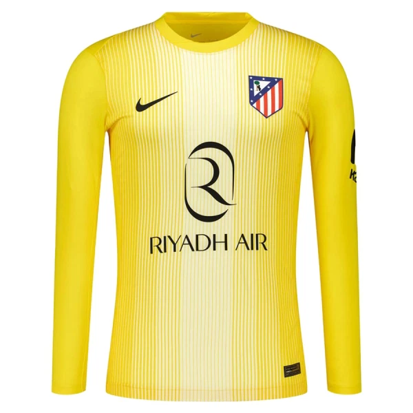 Atlético Madrid Jan Oblak 13 Torwart Trikot 25/26 Langarm für Herren Gelb