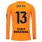 Atlético Madrid Jan Oblak 13 Torwart Trikot 25/26 Langarm für Herren Orange