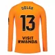 Atlético Madrid Jan Oblak 13 Torwart Trikot 25/26 Langarm für Herren Orange