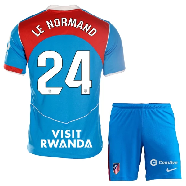 Atlético Madrid Le Normand 24 Ausweichtrikot 25/26 für Kinder