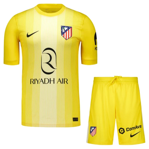 Atlético Madrid Torwart Trikot 25/26 für Kinder Gelb