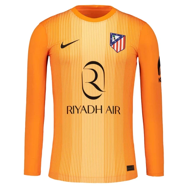 Atlético Madrid Torwart Trikot 25/26 Langarm für Herren Orange